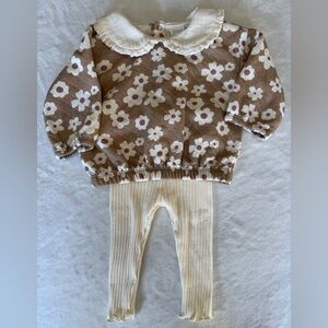 Grayson Collective Baby Girl Floral Outfit Set 6–9M